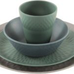 Bamboo Outdoor Dinner Set